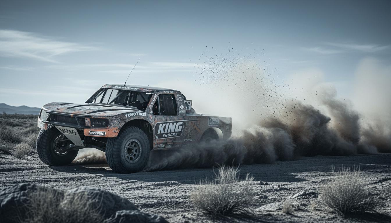 Camion off-road en polvo